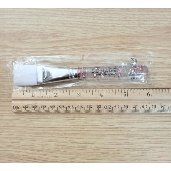 Sonage Glitter Vegan Bristle Mask Brush With Pink Handle for Skincare and Masks - Picture 5 of 6